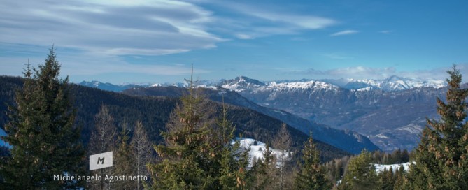 Sky colors in mountain